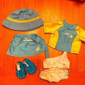 American Girl swimwear set